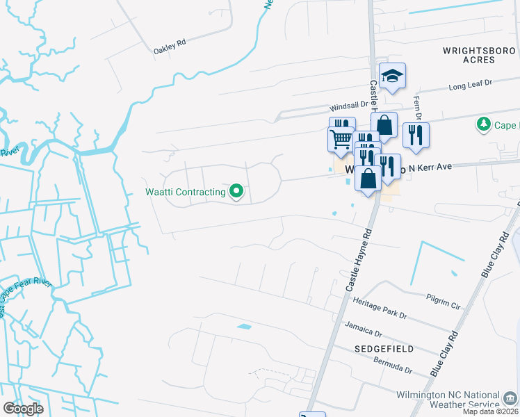 map of restaurants, bars, coffee shops, grocery stores, and more near 135 Chadwick Avenue in Wilmington
