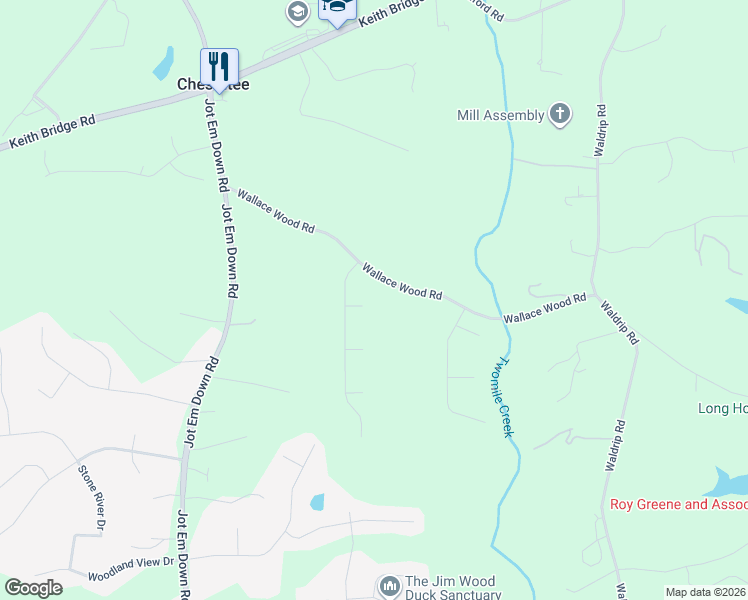 map of restaurants, bars, coffee shops, grocery stores, and more near 8235 Applewood Court in Gainesville
