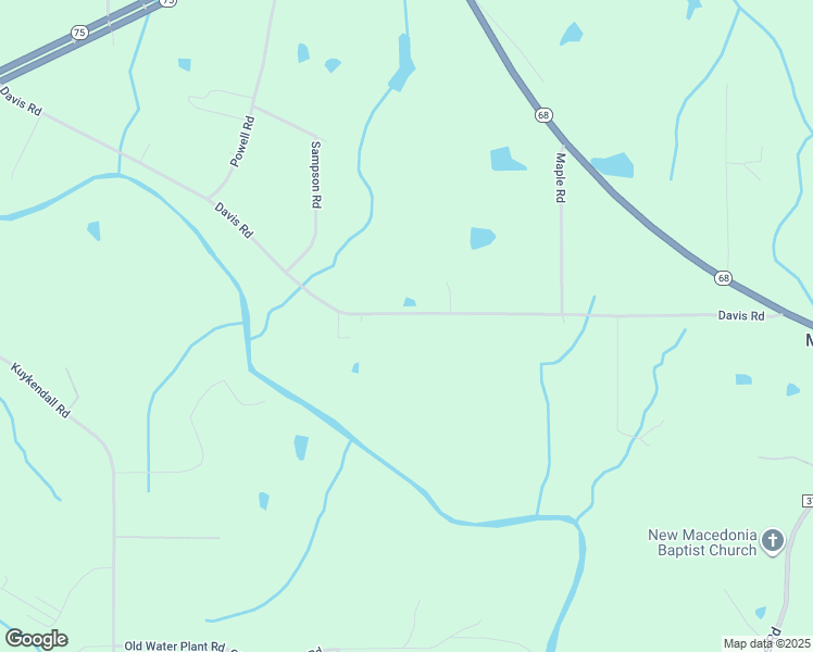 map of restaurants, bars, coffee shops, grocery stores, and more near 1186 Davis Road in Albertville