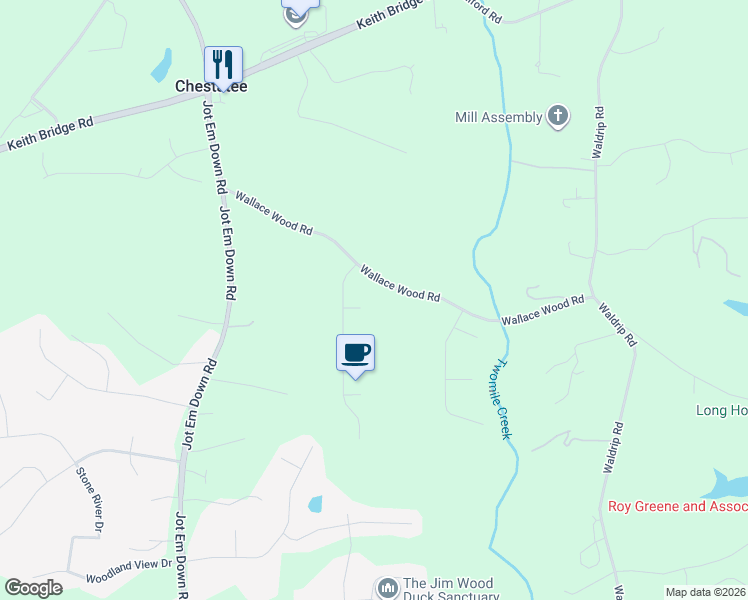 map of restaurants, bars, coffee shops, grocery stores, and more near 8235 Applewood Court in Gainesville