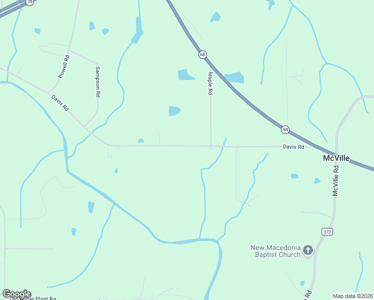 map of restaurants, bars, coffee shops, grocery stores, and more near 1359 Davis Road in Albertville