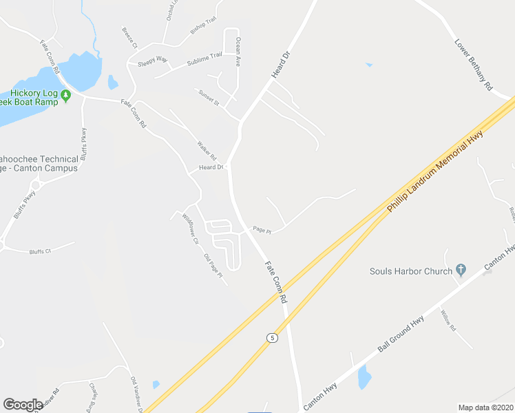 map of restaurants, bars, coffee shops, grocery stores, and more near 2131 Old Orchard Lane in Canton