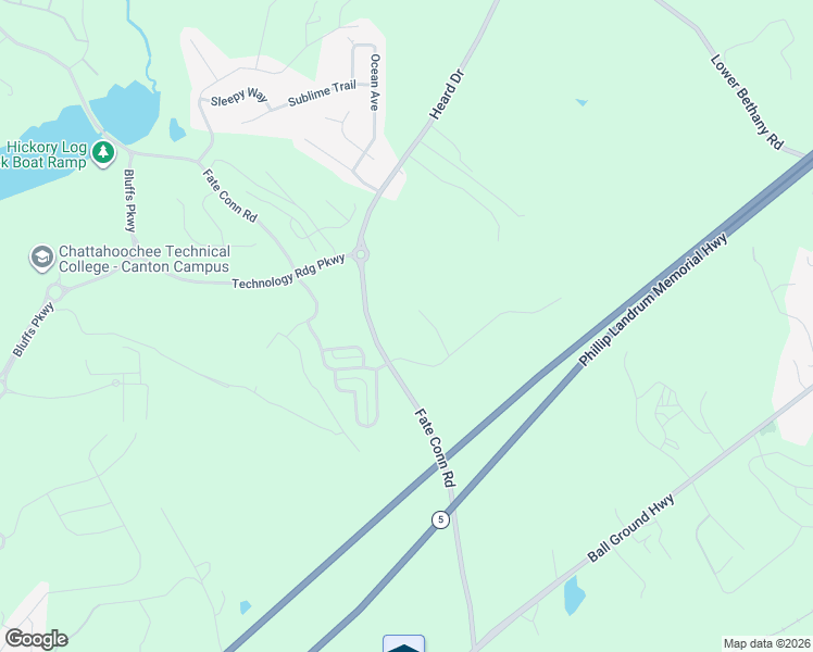 map of restaurants, bars, coffee shops, grocery stores, and more near 2131 Old Orchard Lane in Canton