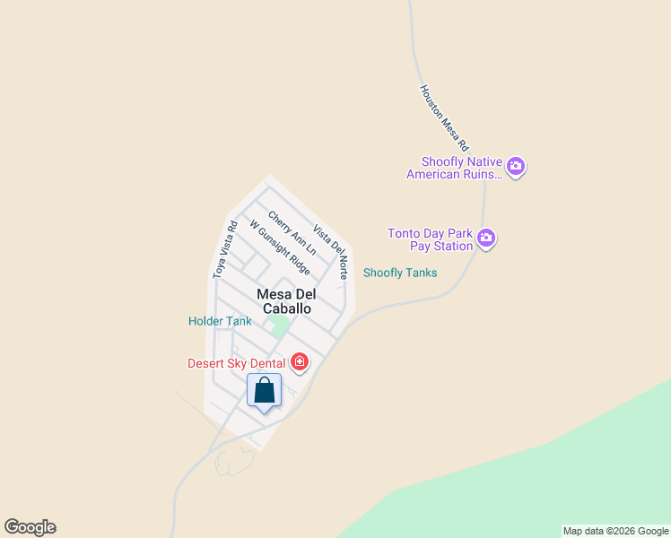 map of restaurants, bars, coffee shops, grocery stores, and more near 58 Caballero Road in Payson