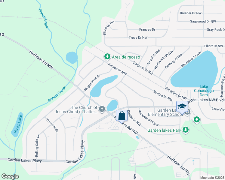 map of restaurants, bars, coffee shops, grocery stores, and more near 120 Glendale Road Northwest in Rome