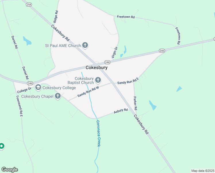 map of restaurants, bars, coffee shops, grocery stores, and more near 107 Sandy Run Road West in Hodges