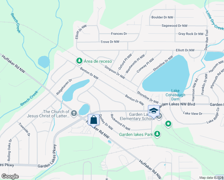 map of restaurants, bars, coffee shops, grocery stores, and more near 129 Benton Drive Northwest in Rome