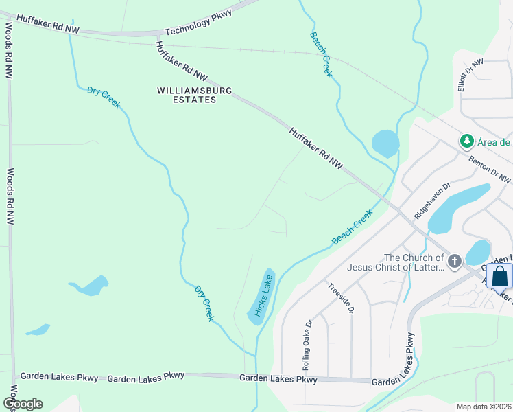 map of restaurants, bars, coffee shops, grocery stores, and more near 25 Williamsburg Drive Northwest in Rome