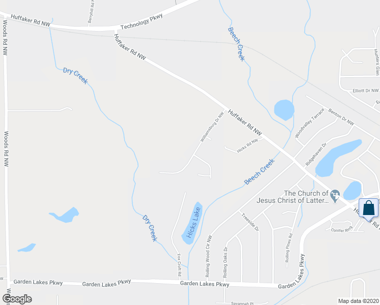 map of restaurants, bars, coffee shops, grocery stores, and more near 22 Williamsburg Drive Northwest in Rome