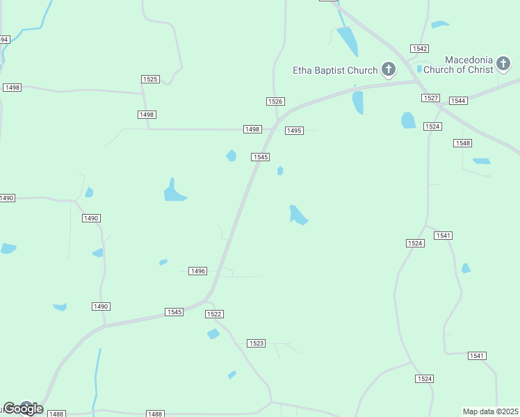 map of restaurants, bars, coffee shops, grocery stores, and more near 7652 County Road 1545 in Cullman