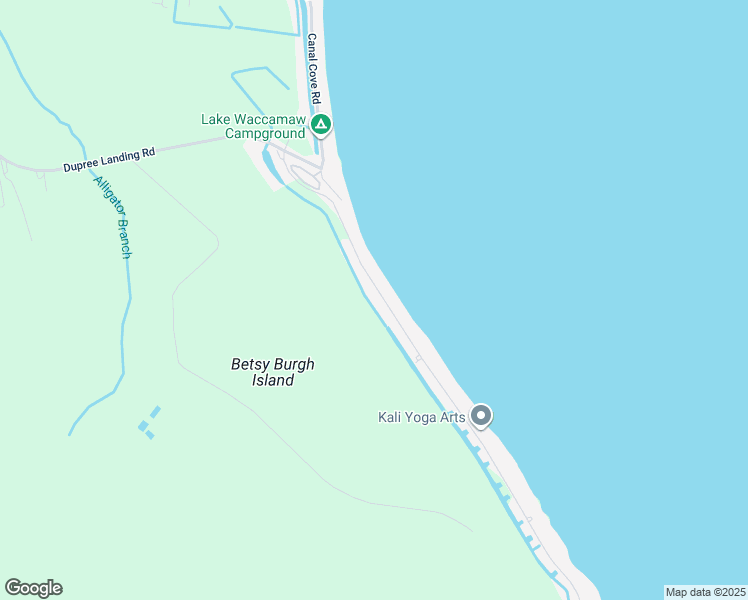 map of restaurants, bars, coffee shops, grocery stores, and more near 734 Waccamaw Shores Road in Lake Waccamaw