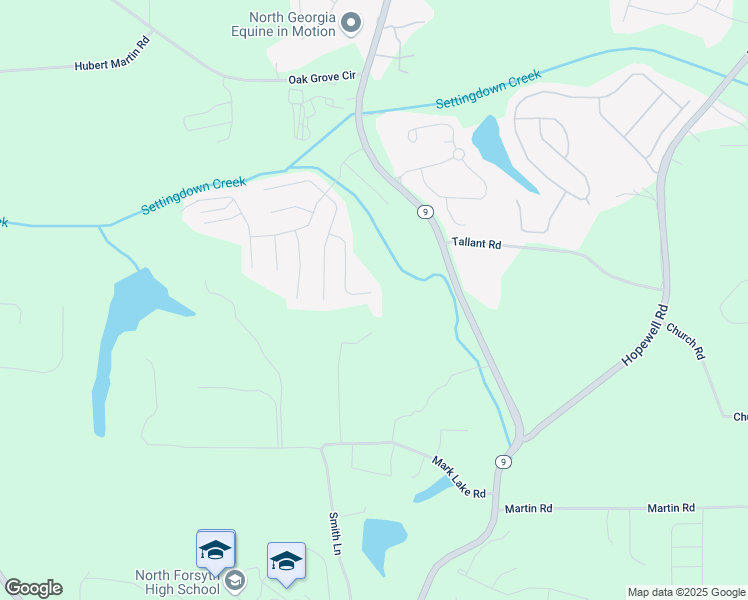 map of restaurants, bars, coffee shops, grocery stores, and more near 4780 Alford Commons in Cumming