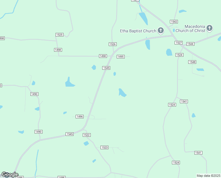 map of restaurants, bars, coffee shops, grocery stores, and more near 7652 County Road 1545 in Cullman