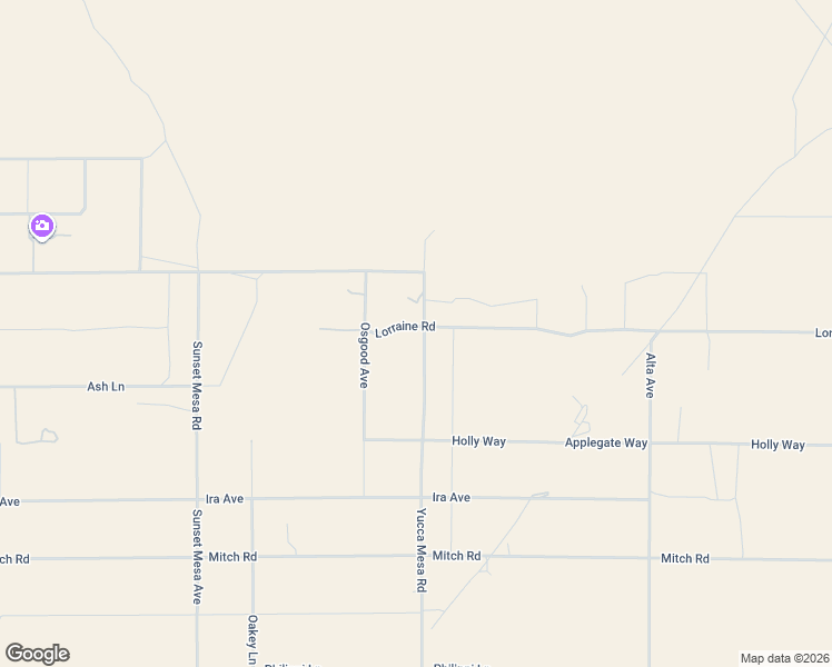 map of restaurants, bars, coffee shops, grocery stores, and more near 5969 Lorraine Road in Homestead Valley