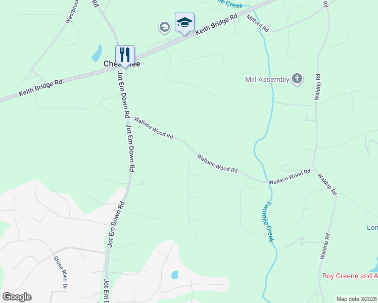 map of restaurants, bars, coffee shops, grocery stores, and more near 8060 Sagewood Drive in Gainesville