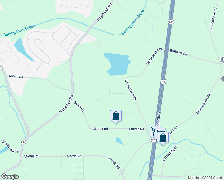 map of restaurants, bars, coffee shops, grocery stores, and more near 4720 Briscoe Drive in Cumming