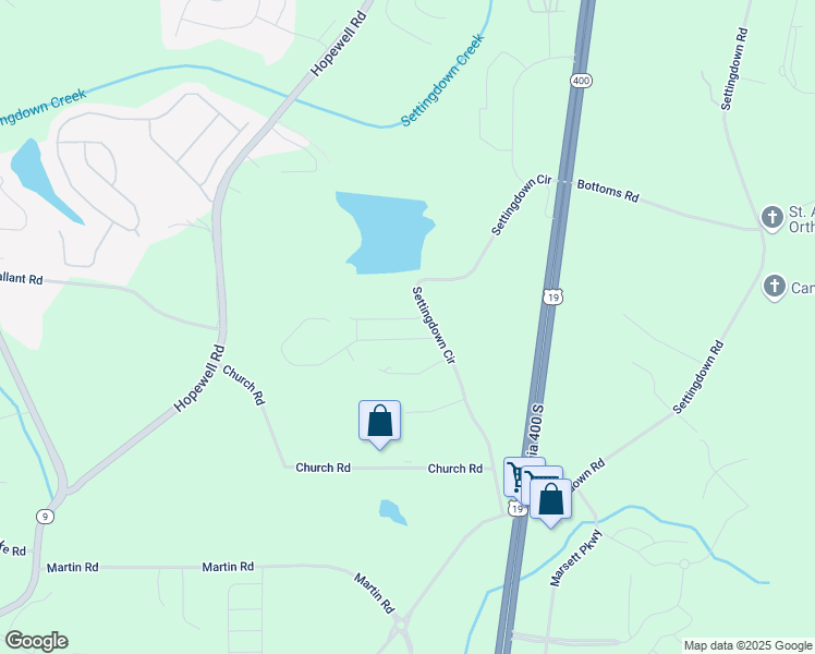 map of restaurants, bars, coffee shops, grocery stores, and more near 4790 Briscoe Drive in Cumming