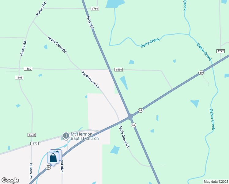 map of restaurants, bars, coffee shops, grocery stores, and more near 214 County Road 1766 in Joppa
