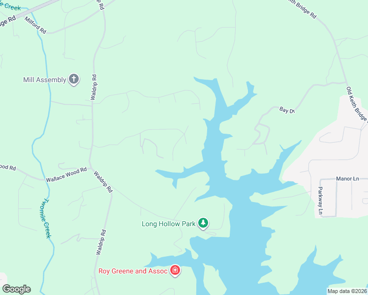 map of restaurants, bars, coffee shops, grocery stores, and more near 8445 Jensen Trail in Gainesville