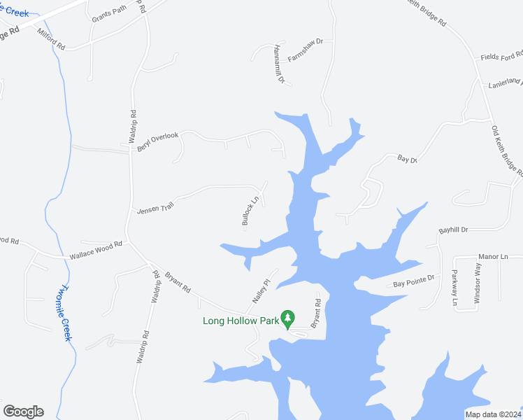 map of restaurants, bars, coffee shops, grocery stores, and more near 8445 Jensen Trail in Gainesville