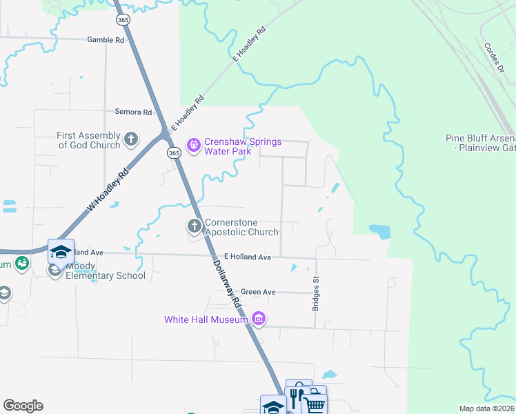 map of restaurants, bars, coffee shops, grocery stores, and more near 209 Lloyd Avenue in White Hall