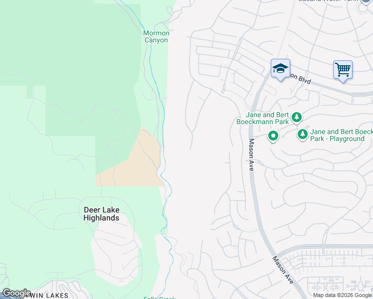 map of restaurants, bars, coffee shops, grocery stores, and more near 11853 Red Hawk Lane in Los Angeles
