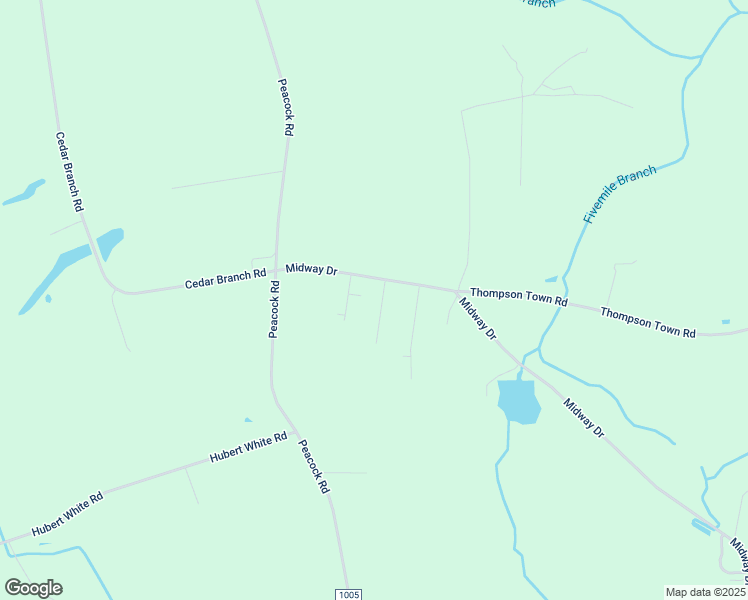 map of restaurants, bars, coffee shops, grocery stores, and more near 48 Meagans Way in Chadbourn