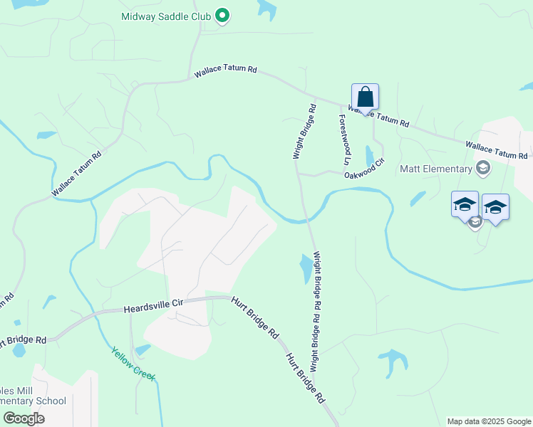 map of restaurants, bars, coffee shops, grocery stores, and more near 4960 Shade Creek Crossing in Cumming