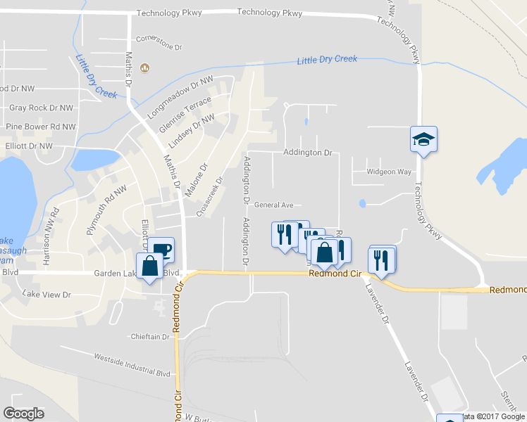 map of restaurants, bars, coffee shops, grocery stores, and more near 6 General Avenue in Rome