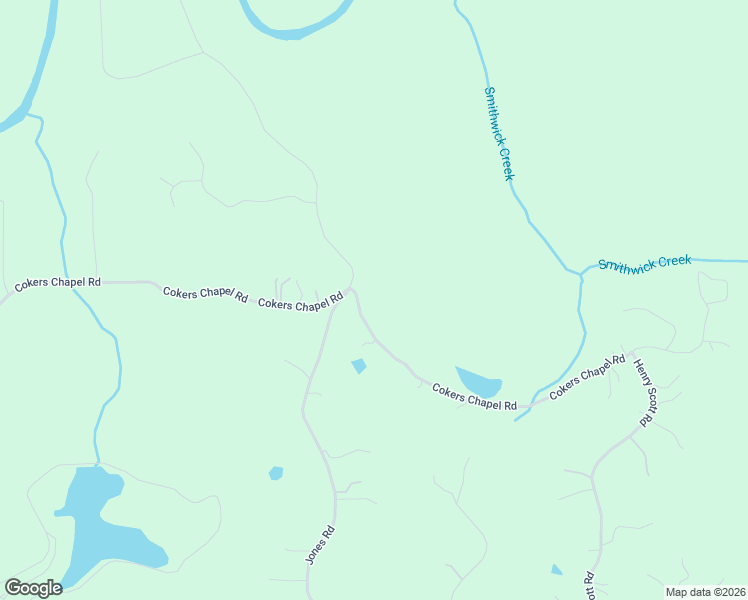 map of restaurants, bars, coffee shops, grocery stores, and more near 2055 Cokers Chapel Road in Ball Ground