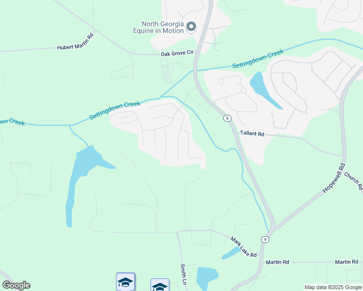 map of restaurants, bars, coffee shops, grocery stores, and more near 4655 Bluffton Court in Cumming