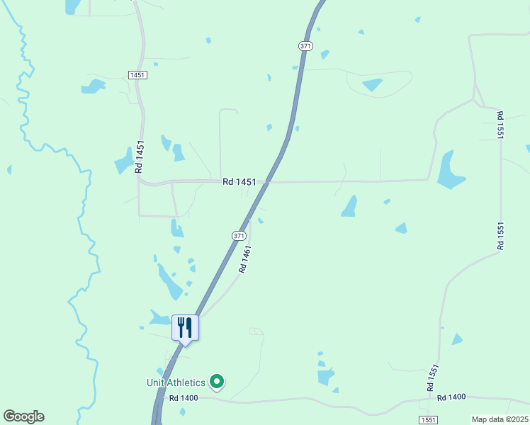 map of restaurants, bars, coffee shops, grocery stores, and more near 438 Mississippi 371 in Mooreville