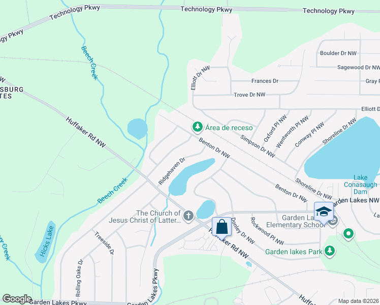map of restaurants, bars, coffee shops, grocery stores, and more near 9 Ridgehaven Drive in Rome