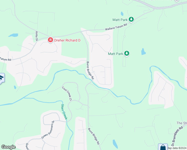 map of restaurants, bars, coffee shops, grocery stores, and more near 4120 Pleasant Woods Drive in Cumming