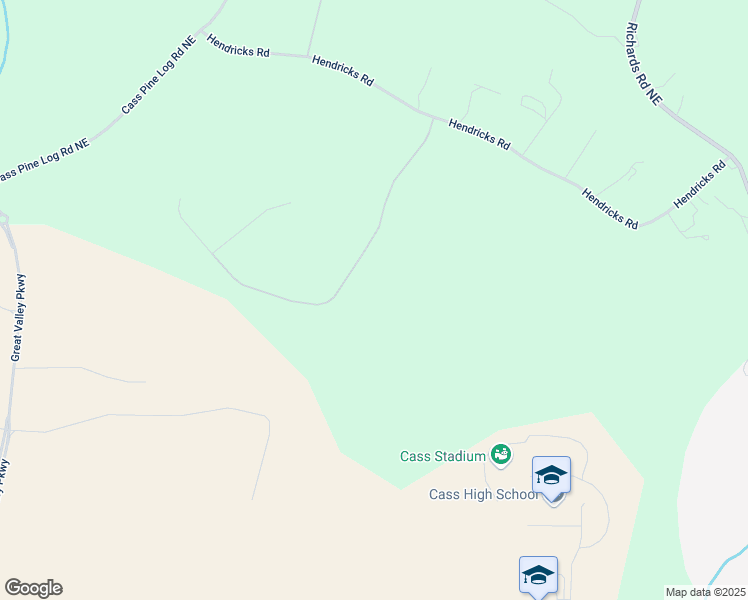map of restaurants, bars, coffee shops, grocery stores, and more near 29 Saratoga Drive in Rydal