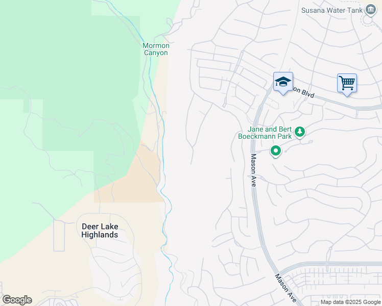 map of restaurants, bars, coffee shops, grocery stores, and more near 11901 Red Hawk Lane in Los Angeles