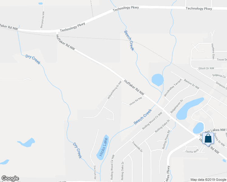 map of restaurants, bars, coffee shops, grocery stores, and more near 7 Williamsburg Drive Northwest in Rome