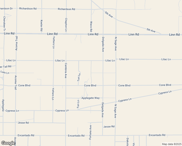 map of restaurants, bars, coffee shops, grocery stores, and more near 2225 Fortuna Avenue in Landers
