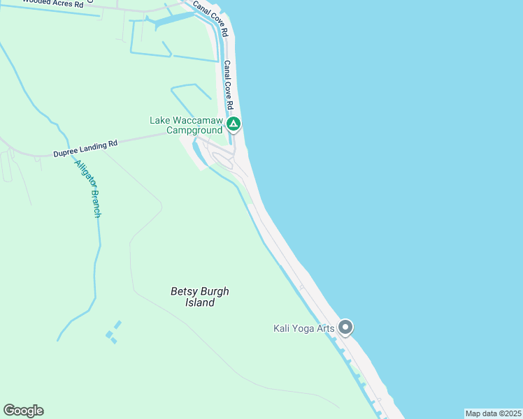 map of restaurants, bars, coffee shops, grocery stores, and more near 527 Waccamaw Shores Road in Lake Waccamaw
