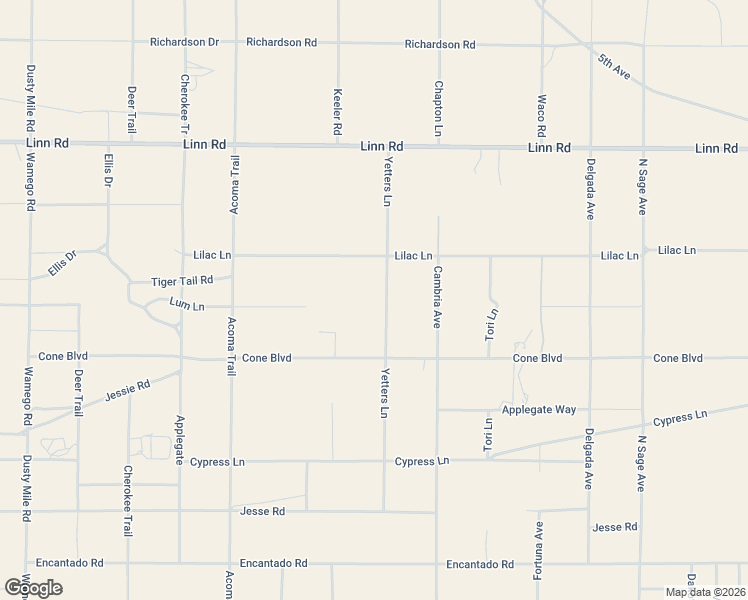 map of restaurants, bars, coffee shops, grocery stores, and more near 2288 Yetters Lane in Homestead Valley