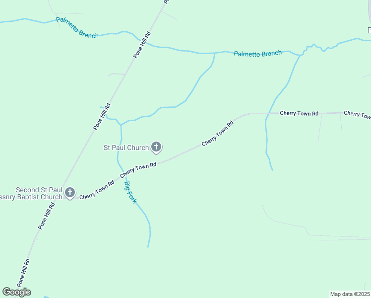 map of restaurants, bars, coffee shops, grocery stores, and more near 1052 Cherry Town Road in Hallsboro