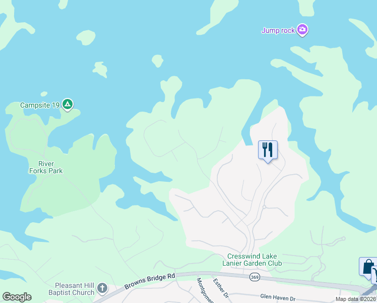 map of restaurants, bars, coffee shops, grocery stores, and more near 3105 Winding Lake Drive in Gainesville