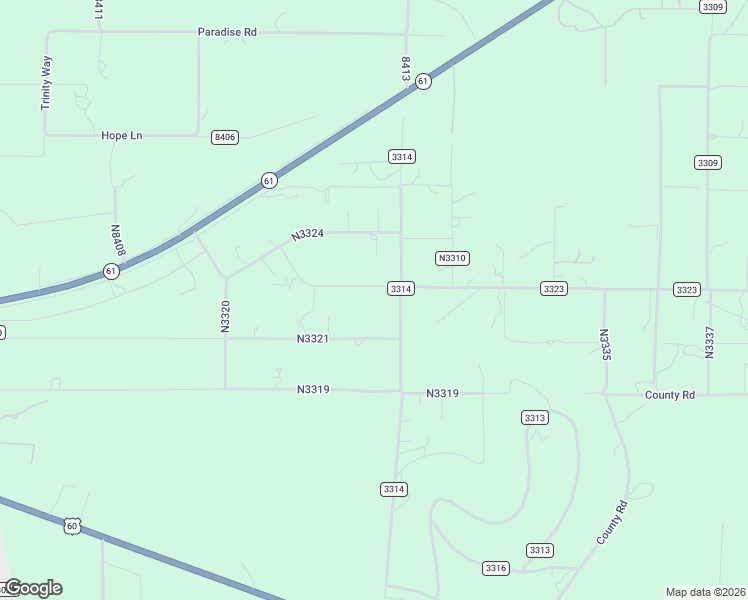 map of restaurants, bars, coffee shops, grocery stores, and more near N3323 in Vernon