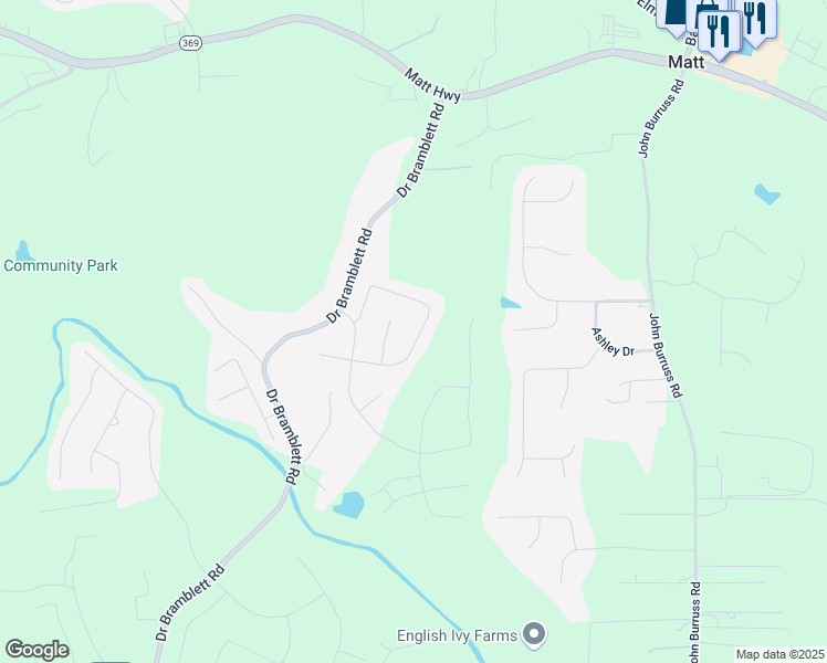 map of restaurants, bars, coffee shops, grocery stores, and more near 4480 Sunflower Circle in Cumming