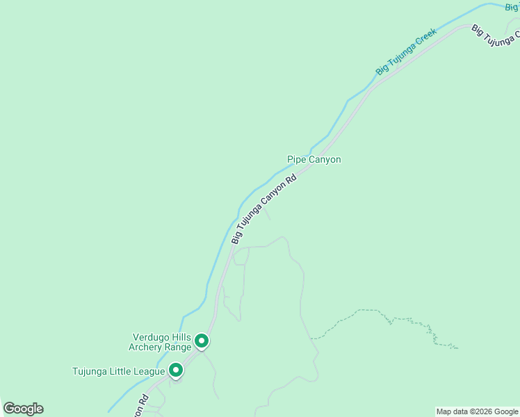 map of restaurants, bars, coffee shops, grocery stores, and more near 10334 Big Tujunga Canyon Road in Los Angeles