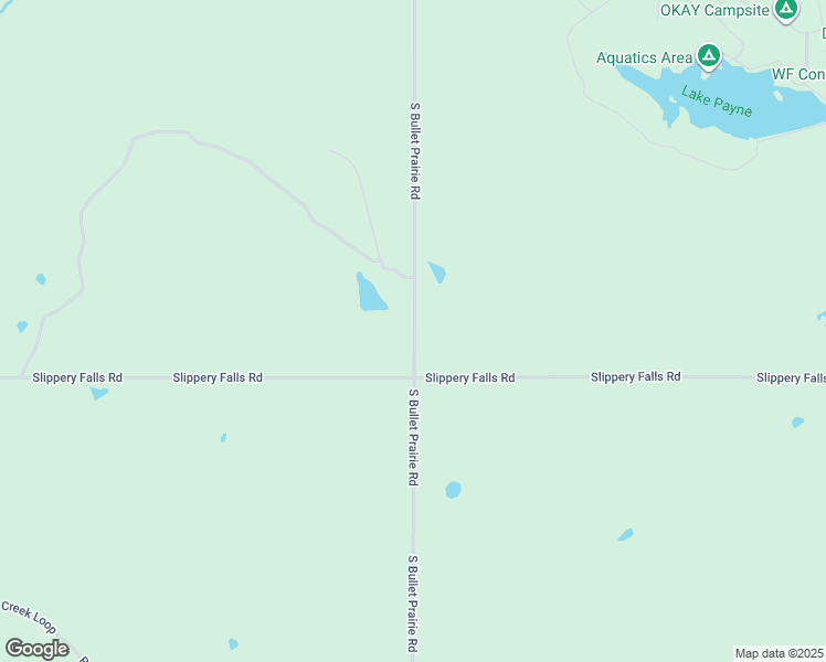 map of restaurants, bars, coffee shops, grocery stores, and more near 6002 South Bullet Prairie Road in Tishomingo