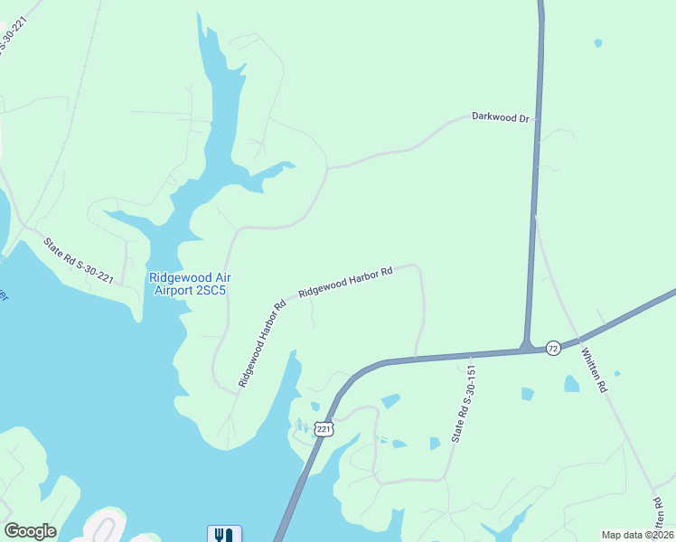 map of restaurants, bars, coffee shops, grocery stores, and more near 454 Ridgewood Harbor Road in Waterloo