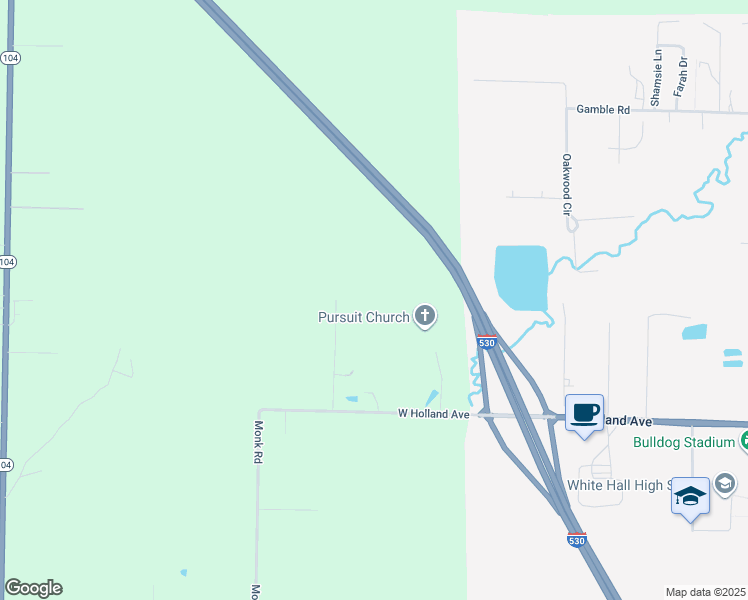 map of restaurants, bars, coffee shops, grocery stores, and more near in Pine Bluff