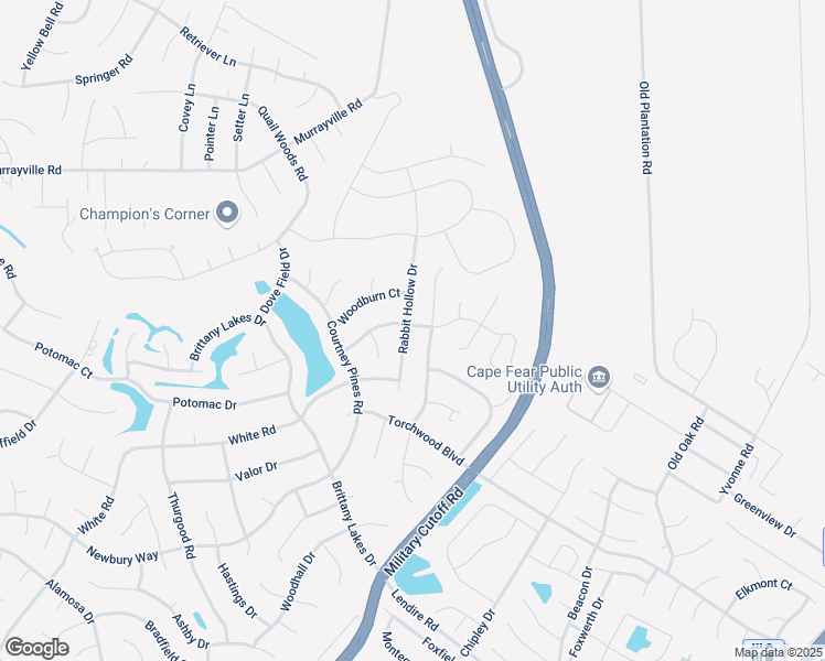 map of restaurants, bars, coffee shops, grocery stores, and more near 7311 Rabbit Hollow Drive in Wilmington