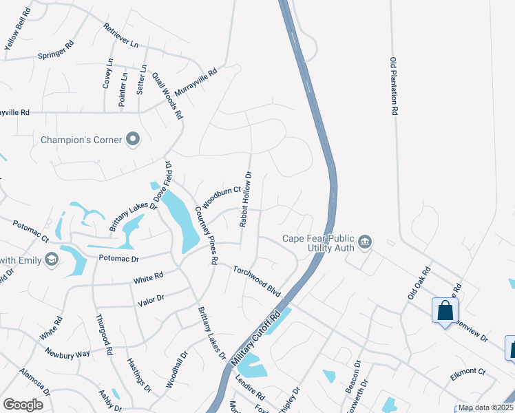 map of restaurants, bars, coffee shops, grocery stores, and more near 7236 Walking Horse Court in Wilmington